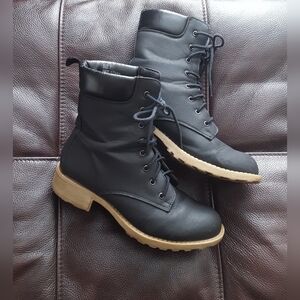 Donating Soon Black Lace Up Boots